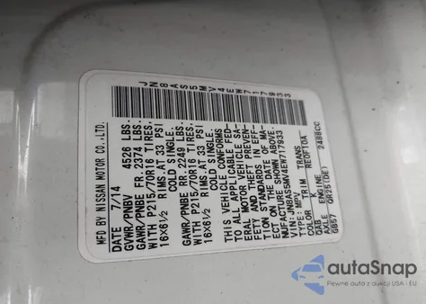 2014 Nissan Rogue Select S from USA, damaged, VIN JN8AS5MV4EW717933